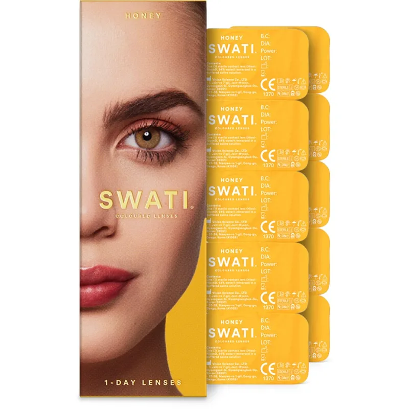 SWATI färgade endagslinser